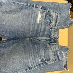 American Eagle Blue Distressed Denim Jeans